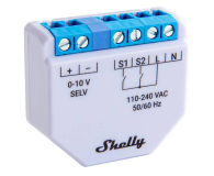 Przycisk inteligentny Shelly Inteligentny Ściemniacz światła WiFi Plus 0-10V Dimmer